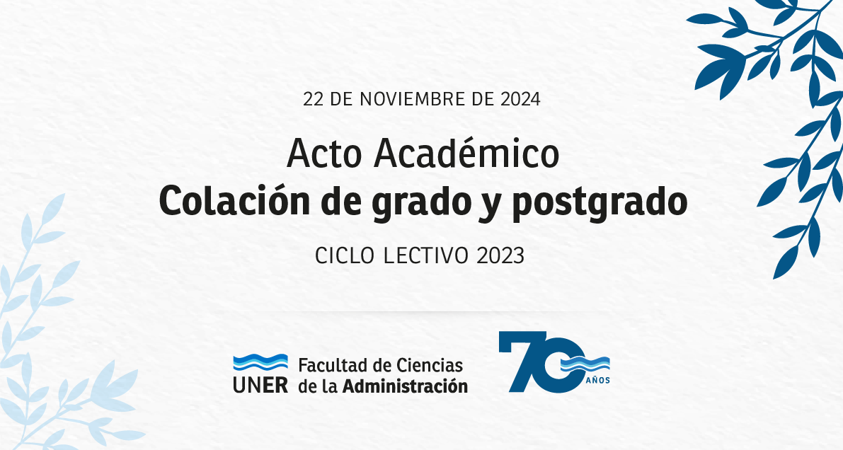 Acto Académico Colación de Grado y Postgrado